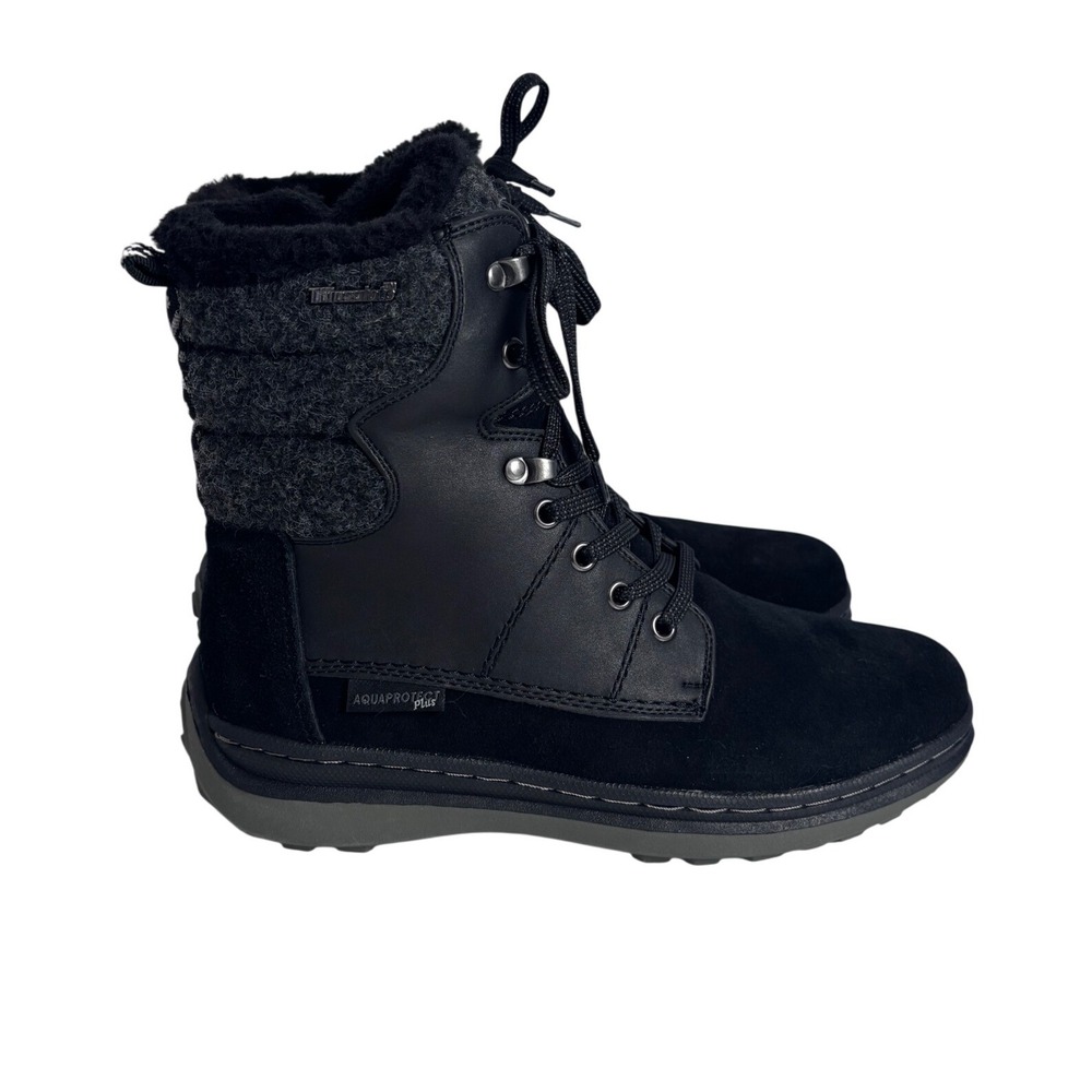 Blondo Sport AquaProtect Black Waterproof Winter Boots 8.5 Wide Thinsulate